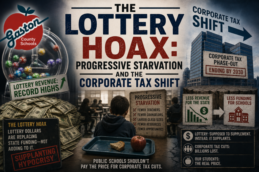 The Lottery Hoax: Progressive Starvation and the Corporate Tax Shift